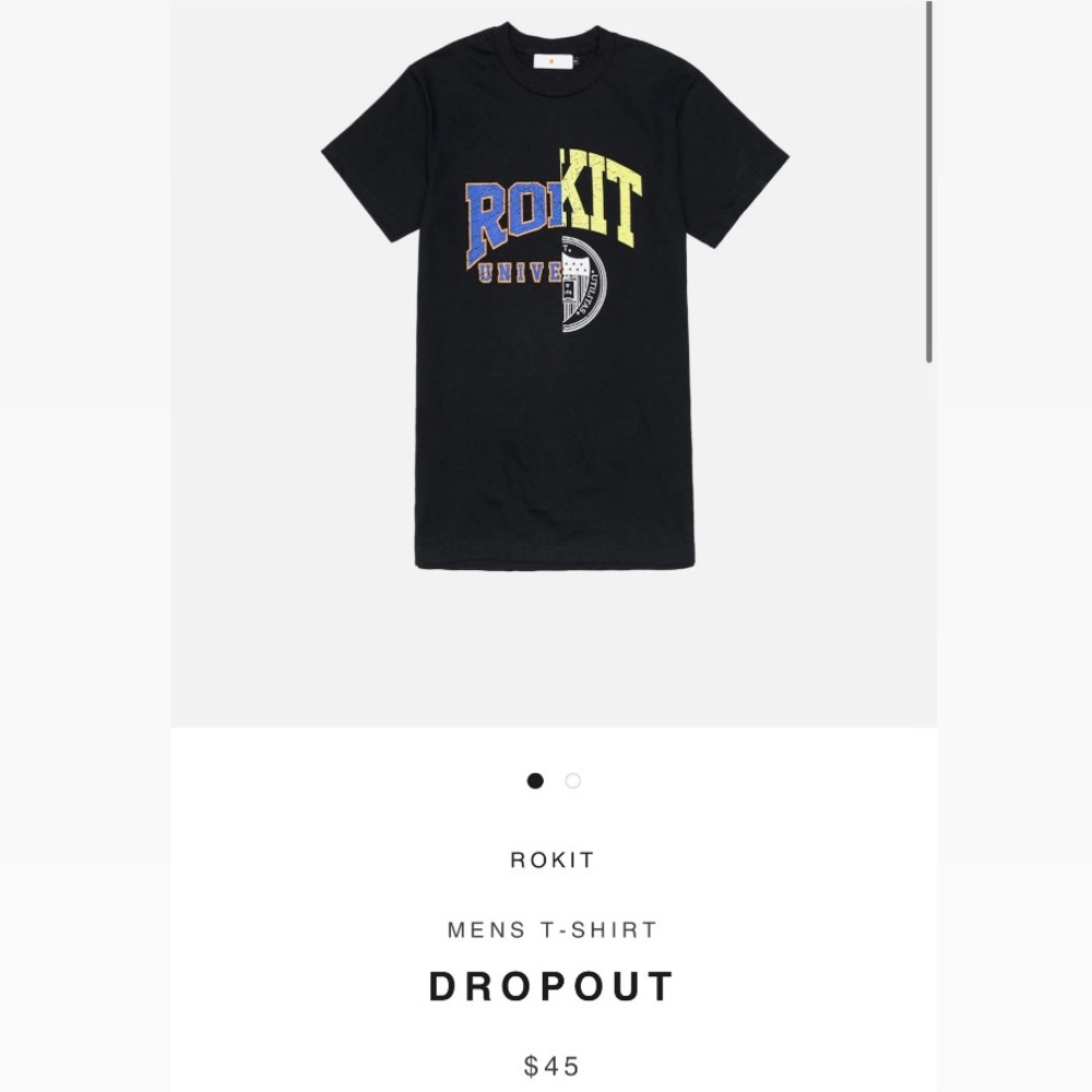 ROKIT

MENS T-SHIRT
DROPOUT